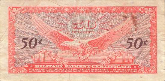 USA MPC Series 641 p.M60 50 Cents 1965 VF-